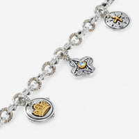 Konstantino Sterling Silver Silver & 18K Yellow Gold Spinel Bracelet BKJ698-478 - THE SOLIST
