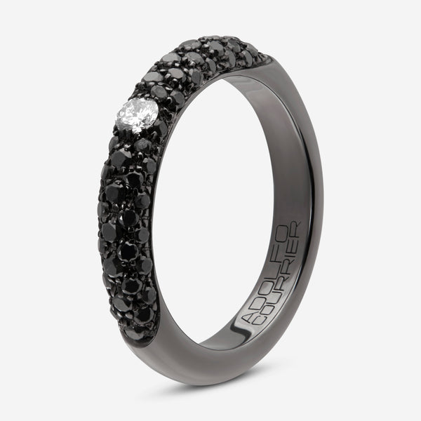 Adolfo Courrier 18K Black Gold, Diamond Band Ring 64644 - THE SOLIST