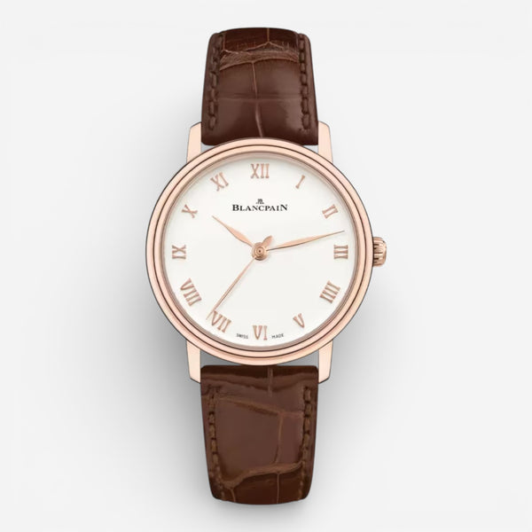 Blancpain Villeret Ultra Slim 18K Rose Gold Automatic Ladies Watch 6104-3642-55A - THE SOLIST