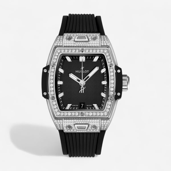 Hublot Spirit of Big Bang Titanium Automatic Diamond Ladies Watch 662.NX.1170.RX.1604