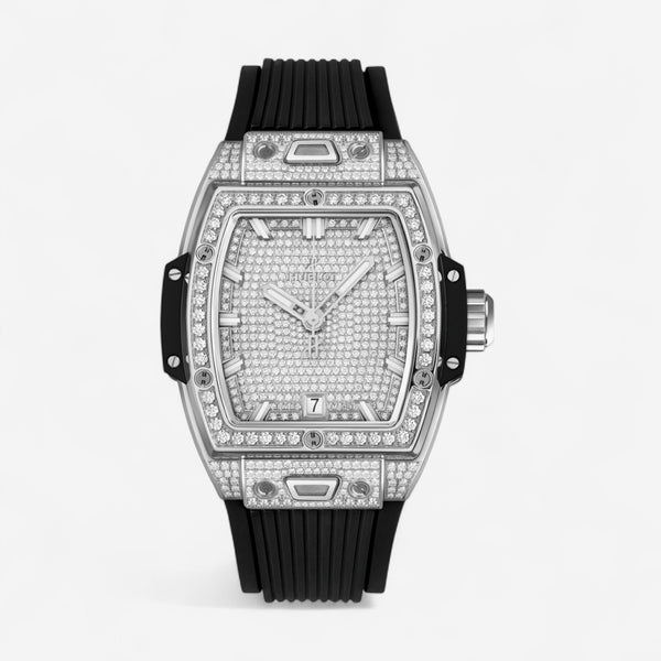Hublot Spirit of Big Bang Titanium Automatic Diamond Ladies Watch 662.NX.9000.RX.1604