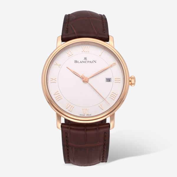 Blancpain Villeret 18k Rose Gold Ultraplate Automatic Men's Watch - THE SOLIST