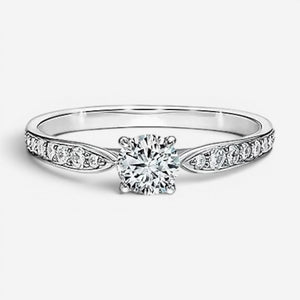 Tiffany & Co. Harmony Platinum Diamond Engagement Ring 66651