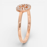 Gucci Interlocking G 18K Rose Gold Diamond Ring YBC7294120010 - THE SOLIST
