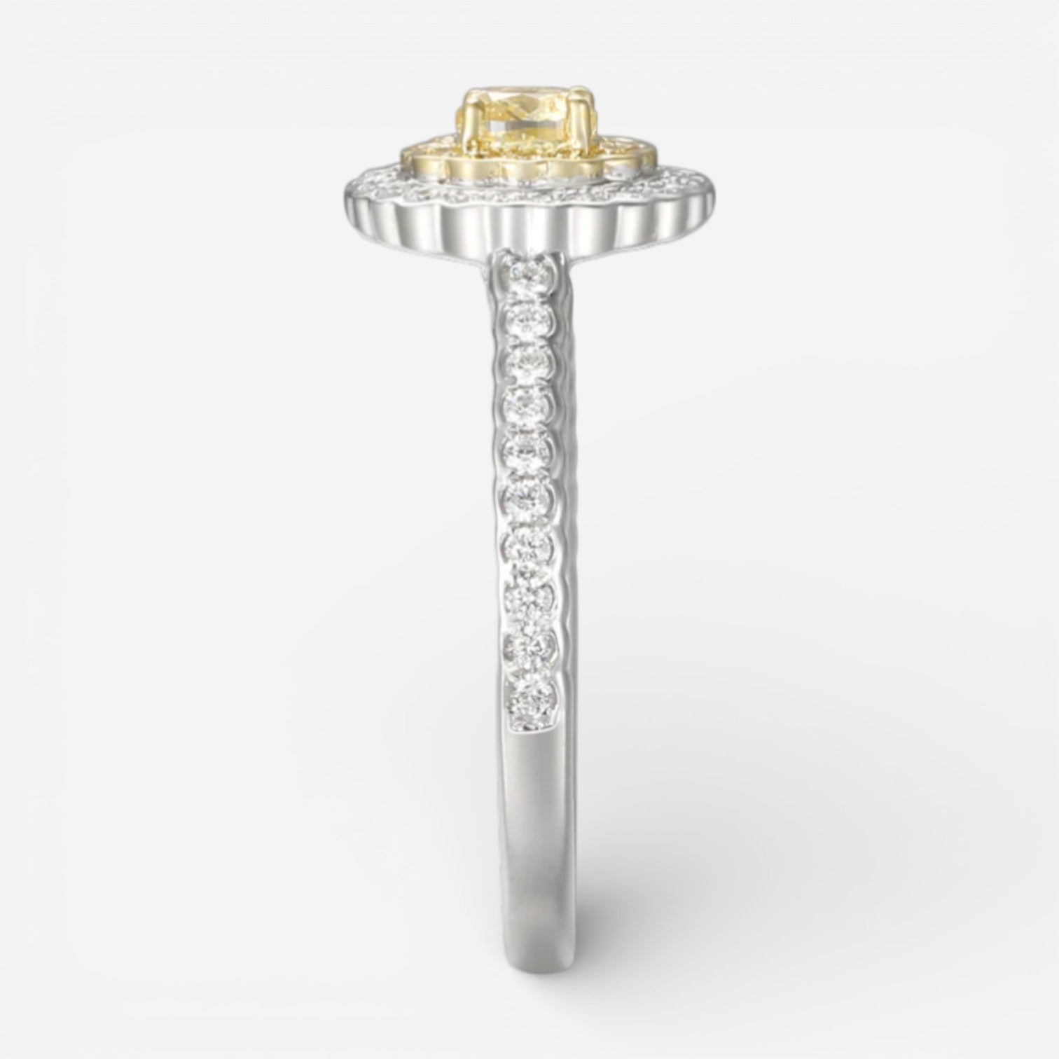 Gregg Ruth 18K Yellow Gold Diamond Engagement Ring Sz. 6.75 59367 - THE SOLIST