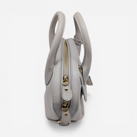 Salvatore Ferragamo 21E881 Mini Fiamma Women's Grey Bag MSRP $1788 - THE SOLIST