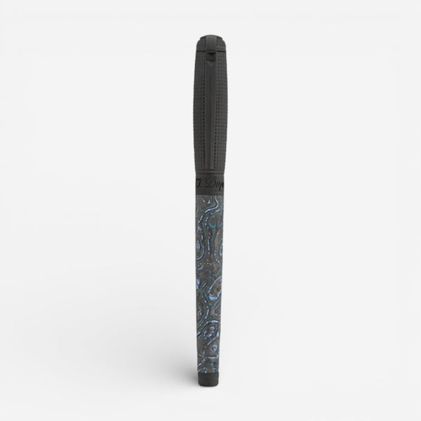 S.T. Dupont Line D Large Glacial Cave Carbon Fountain Pen (M) DP410396L
