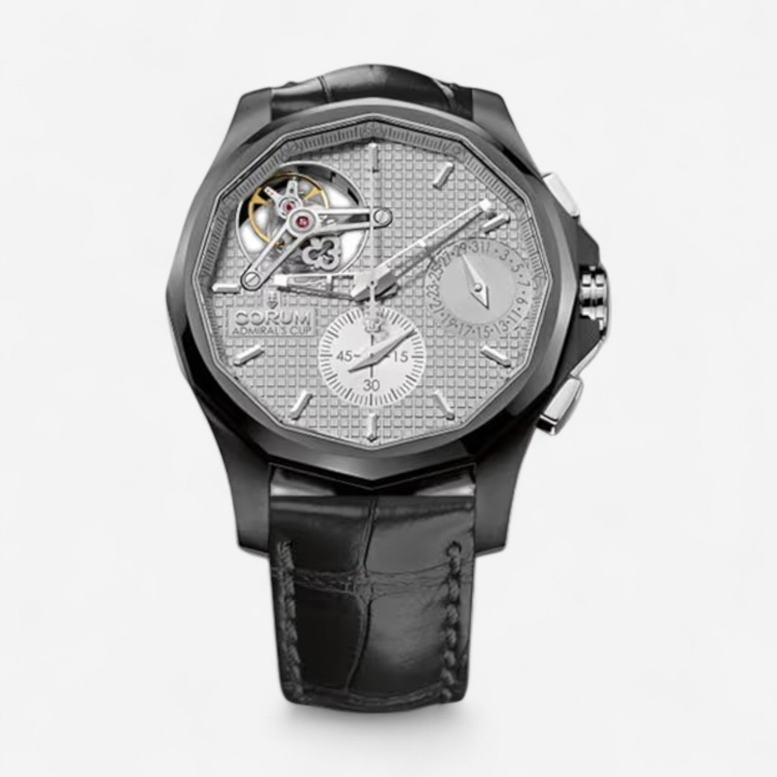 Corum Admiral's Cup Seafender Tourbillon Aluminum Automatic Men’s Watch 398.550.19/0001.AG10