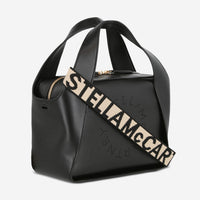 Stella McCartney Medium Women's Black Logo Crossbody Bag 700267-W8542-1000