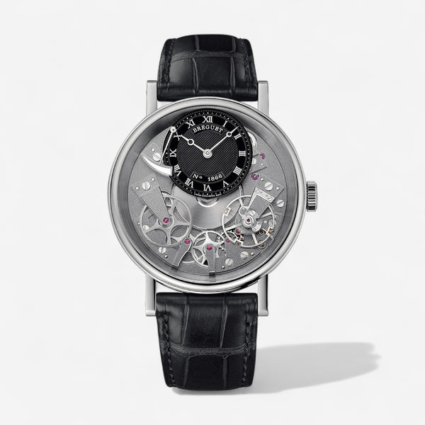 Breguet Tradition 18K White Gold Manual Wind Men's Watch 7057BBG99W6