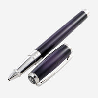 S.T. Dupont Line D Atelier Purple Lacquer & Silver Rollerball Pen ST412711