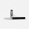 S.T. Dupont Conquest of the Wild West Black & Silver Lacquer & Palladium Fountain Pen 410065 - THE SOLIST