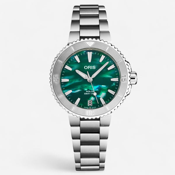 Oris Aquis Stainless Steel Automatic Ladies Watch 73377704137MB