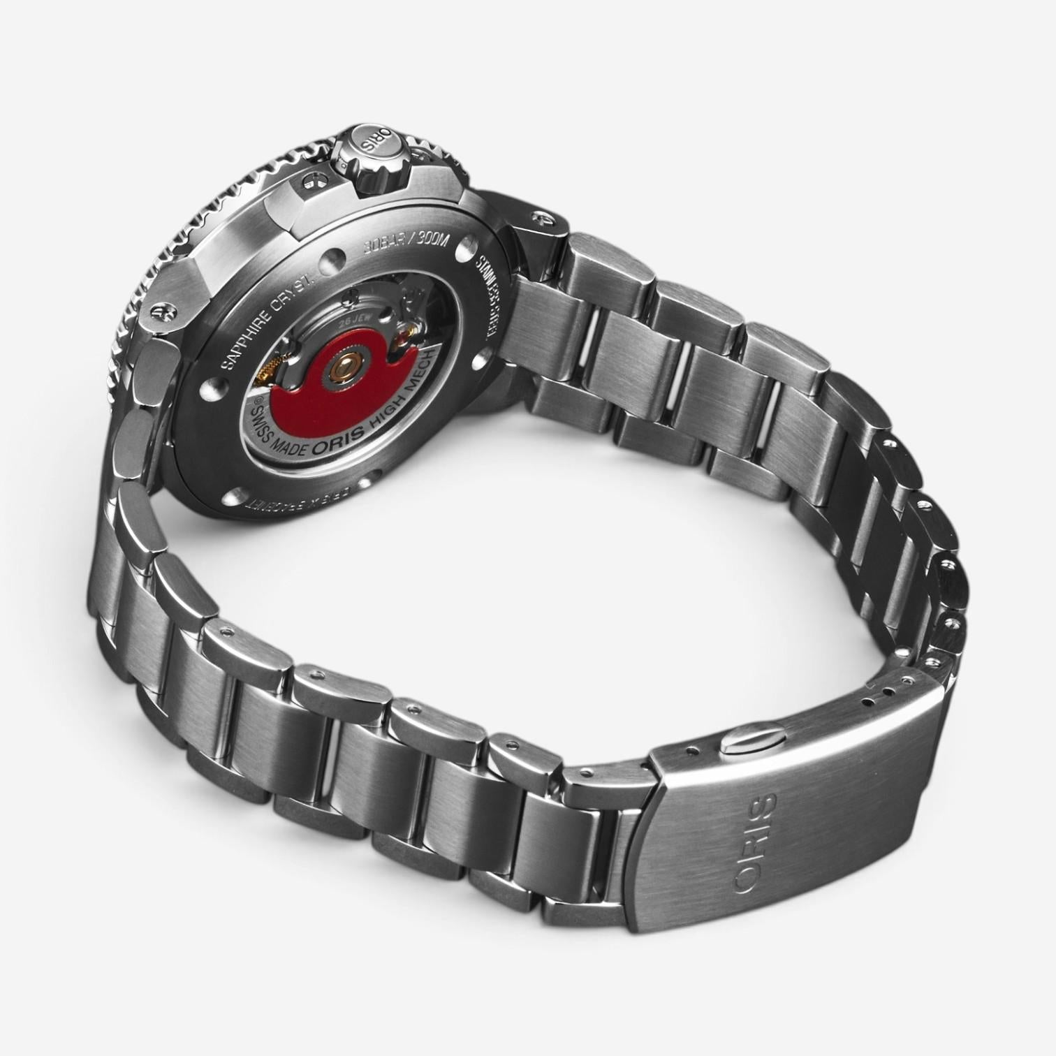 Oris Aquis Stainless Steel Automatic Ladies Watch 01-733-7770-4137-07-8-18-05P
