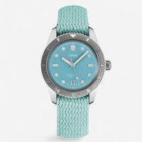 Oris Divers Sixty-Five Stainless Steel Automatic Ladies Watch 73377714055LS