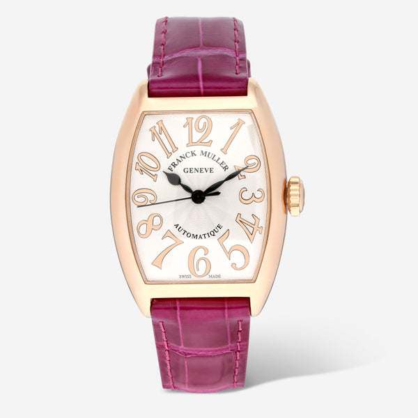 Franck Muller Cimtree Curvex 18K Rose Gold Automatic Unisex Watch 7500SCATFOREL