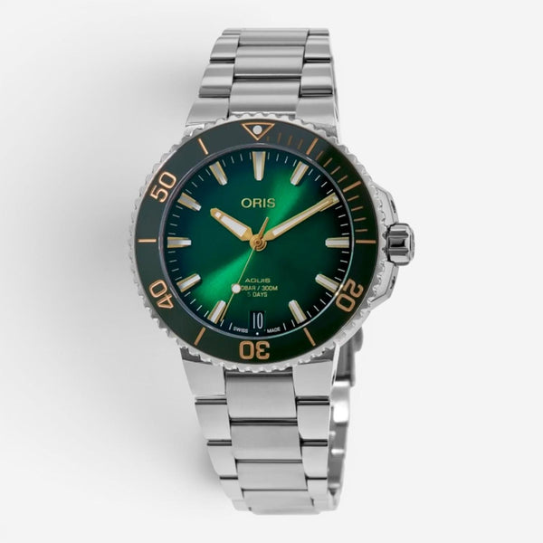 Oris Aquis Date Calibre 400 Stainless Steel Automatic Men's Watch 01-400-7769-41