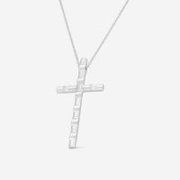 Roberto Coin Appassionata 18K White Gold Cross Necklace 777100AWCH00