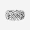 Roberto Coin Roman Barocco 18K White Gold Diamond Ring Sz. 6.5 7771650AW65X