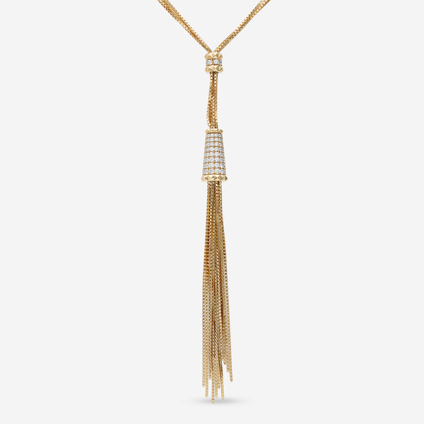 Roberto Coin 18K Yellow Gold, Diamond 3.48ct. tw. Tassel Necklace 7771691AY20X - THE SOLIST