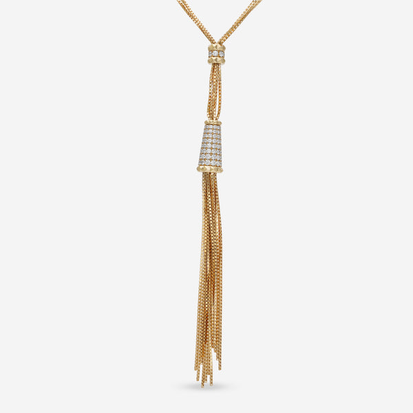 Roberto Coin 18K Yellow Gold, Diamond 3.48ct. tw. Tassel Necklace 7771691AY20X - THE SOLIST
