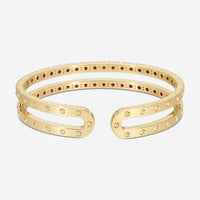Roberto Coin Pois Moi 18K Yellow Gold Diamond Bangle Bracelet 7771692AYBAX - THE SOLIST