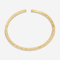 Roberto Coin Pois Moi 18K Yellow Gold Diamond Bangle Bracelet 7771692AYBAX - THE SOLIST
