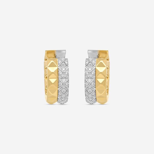Roberto Coin Obelisco 18K Yellow & White Gold Diamond Earrings 7771787AJERX - THE SOLIST