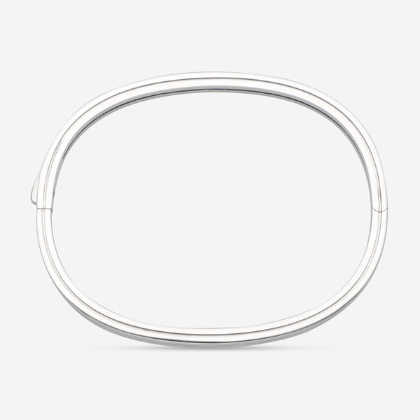 Roberto Coin Portofino 18K White Gold Bangle Bracelet 7771950AWBAL