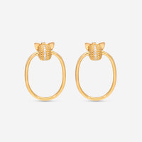 Roberto Coin Opera 18K Yellow Gold Diamond Earrings 7772807AYERX