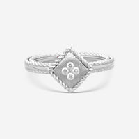 Roberto Coin Palazzo 18K White Gold Diamond Statement Ring Sz. 6.5 7772886AW65X - THE SOLIST