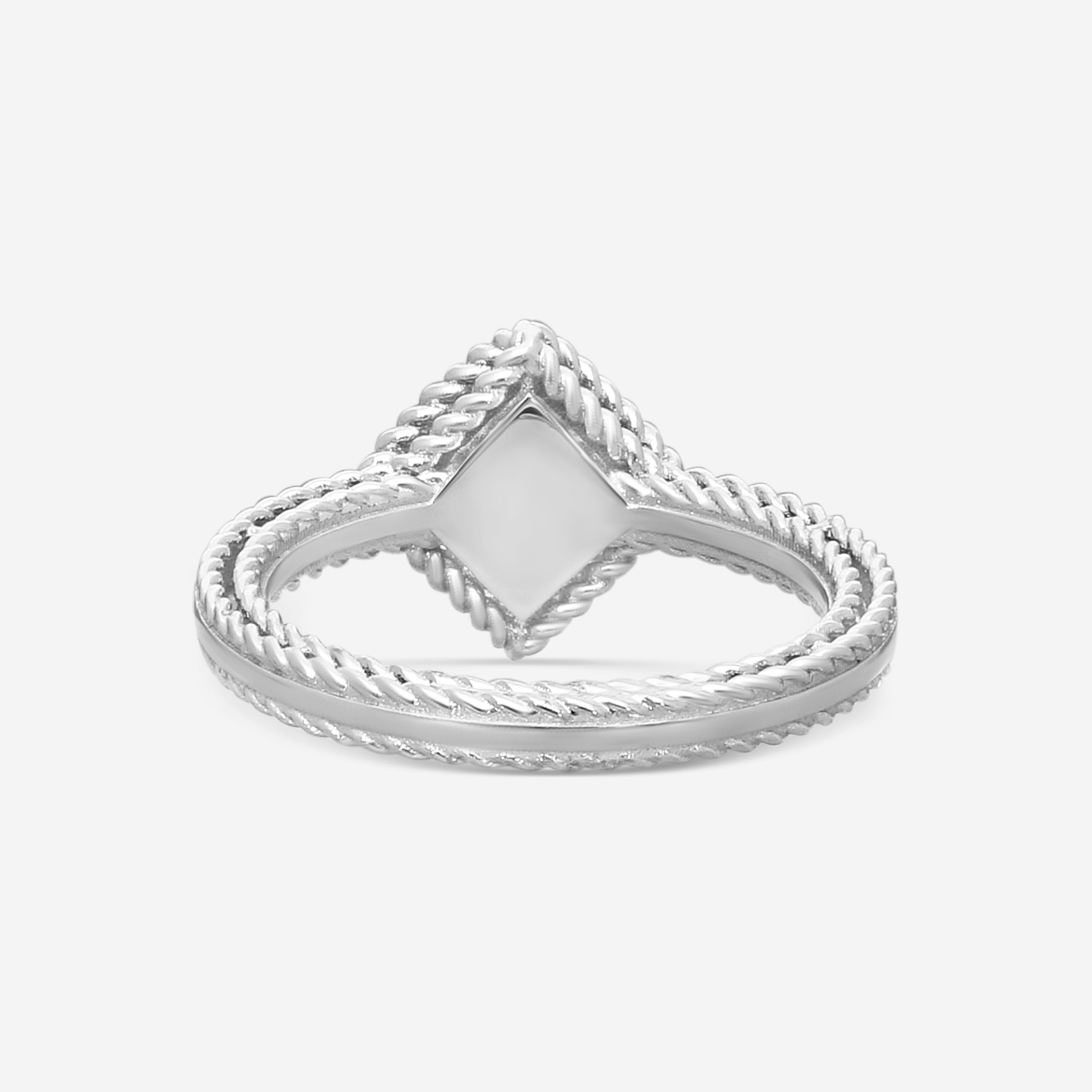 Roberto Coin Palazzo 18K White Gold Diamond Statement Ring Sz. 6.5 7772886AW65X - THE SOLIST