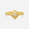 Roberto Coin Palazzo Ducale 18K Yellow Gold Diamond Ring Sz. 6.5 7772886AY65X