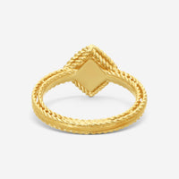 Roberto Coin Palazzo Ducale 18K Yellow Gold Diamond Ring Sz. 6.5 7772886AY65X