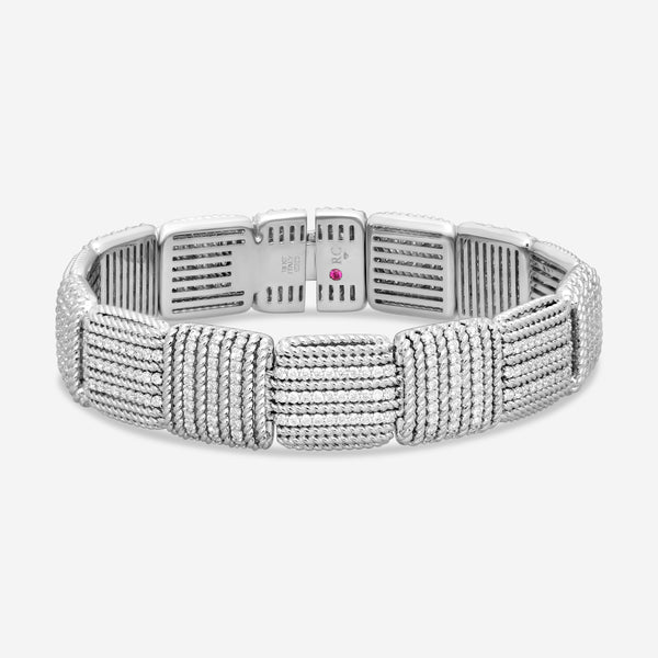 Roberto Coin Opera 18K White Gold Diamond Bangle Bracelet 7772895AWLBX - THE SOLIST