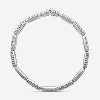 Roberto Coin Opera 18K White Gold Diamond Bangle Bracelet 7772895AWLBX - THE SOLIST