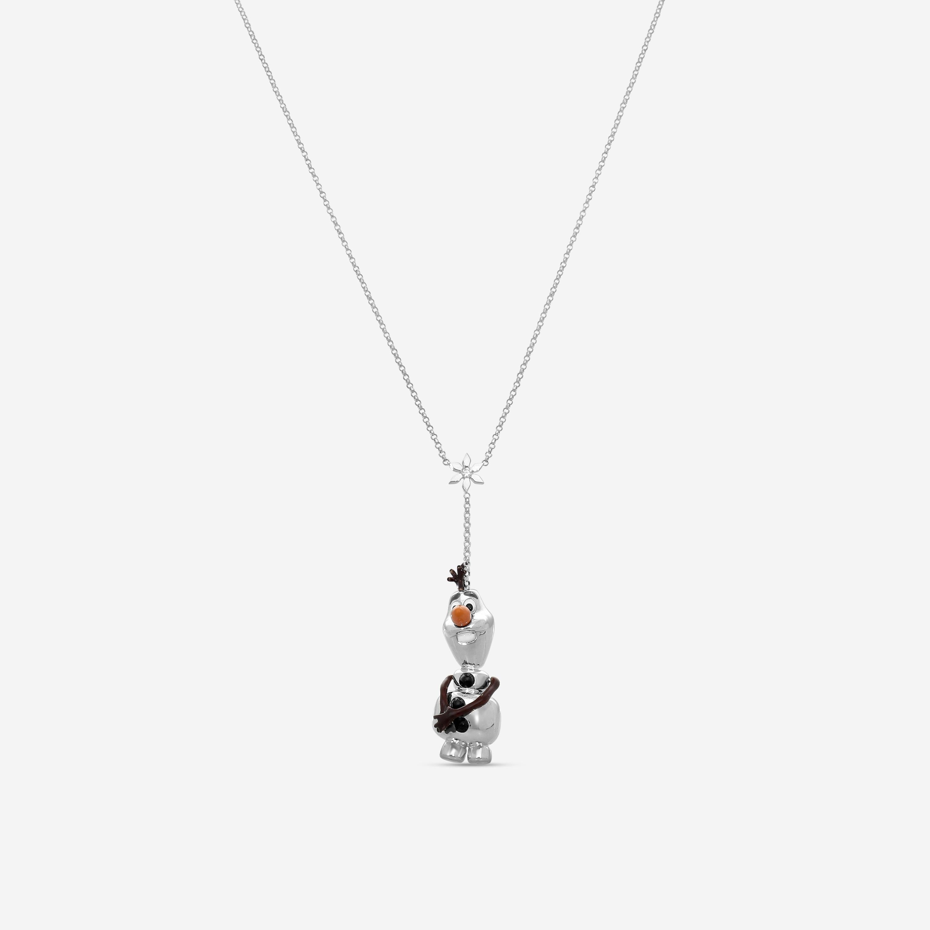 Roberto Coin Olaf Frozen 18K White Gold Diamond Pendant Necklace 7772953AWCHX