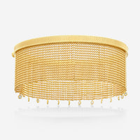 Roberto Coin Symphony 18K Yellow Gold Diamond Tassle Bangle 7773010AYBAX - THE SOLIST