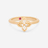 Roberto Coin Statement 18K Yellow Gold Diamond Ring Sz. 6.5 7773206AY65X