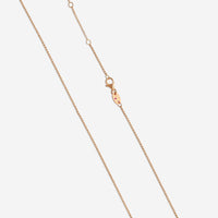 Roberto Coin Cialoma 18K Rose Gold Diamond Small Heart Necklace 7773504AXCHX