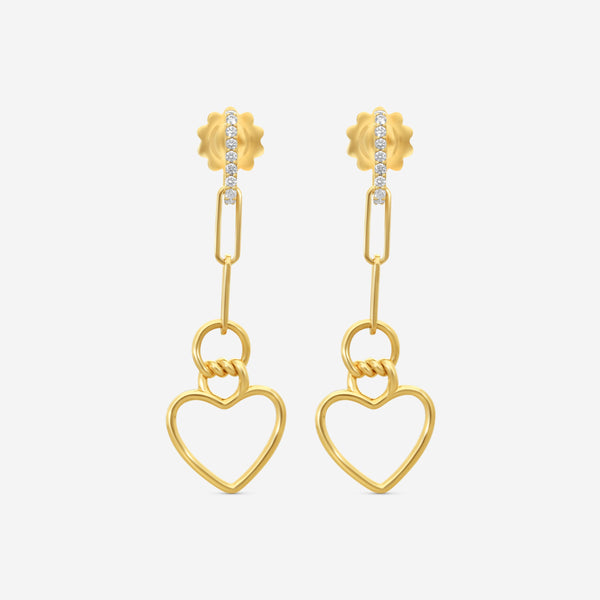 Roberto Coin Cialoma 18K Rose Gold Diamond Drop Earrings 7773530AXERX