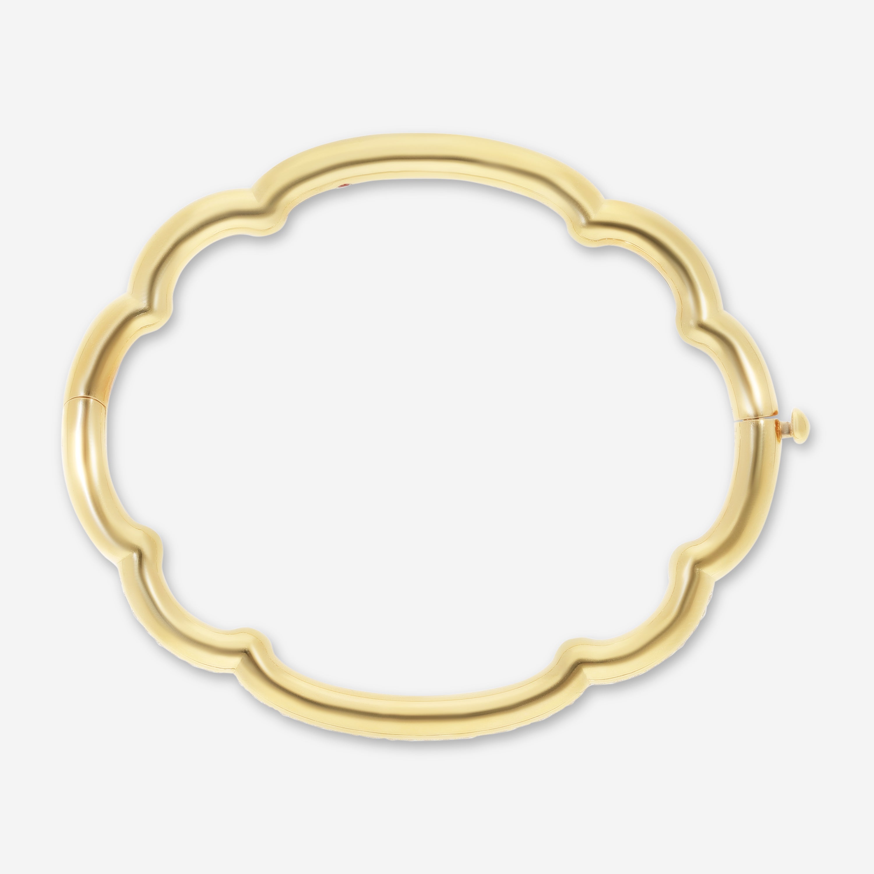 Roberto Coin Cialoma 18K Yellow Gold Diamond Cloud Bangle Bracelet 7773574AYBAX - THE SOLIST