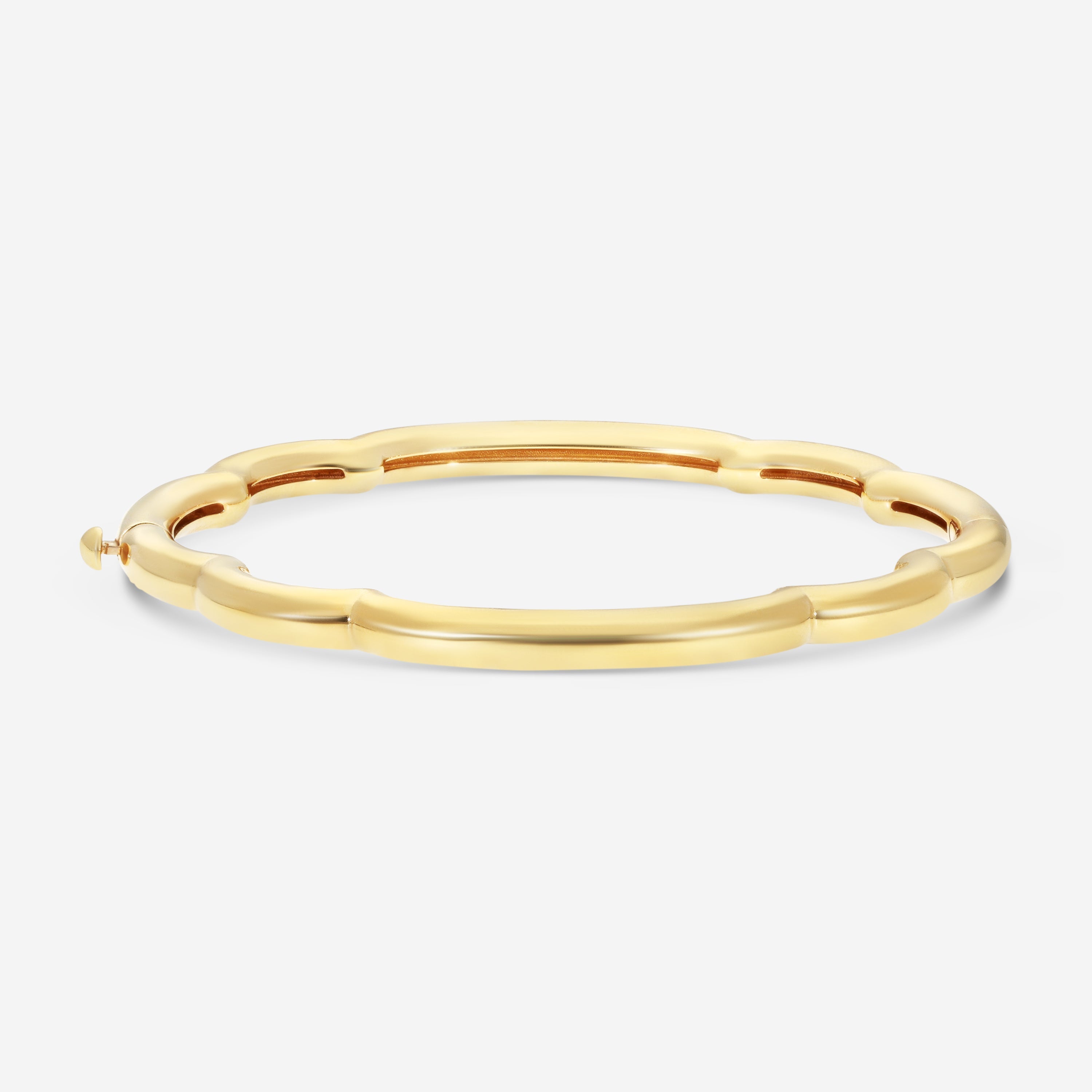Roberto Coin Cialoma 18K Yellow Gold Diamond Cloud Bangle Bracelet 7773574AYBAX - THE SOLIST