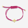 Roberto Coin 18K Yellow Gold & Fuchsia Silk Cotton Cord Bracelet 7773760AYLB0 - THE SOLIST