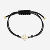 Roberto Coin 18K Yellow Gold & Black Silk Cotton Diamond Cord Bracelet 7773763AYLBX - THE SOLIST