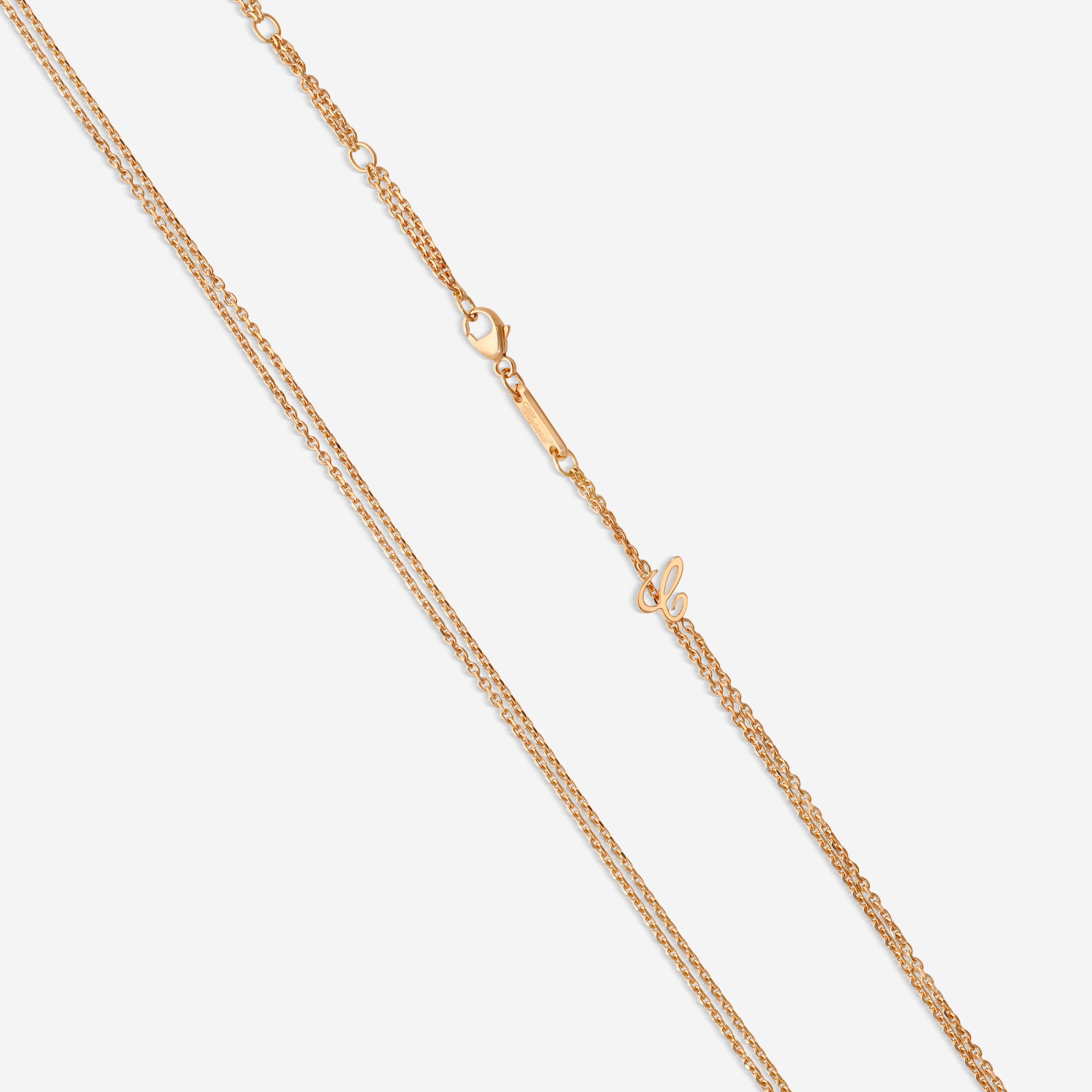 Chopard Happy Emotions 18K Rose Gold Diamond Pendant 799217-5001