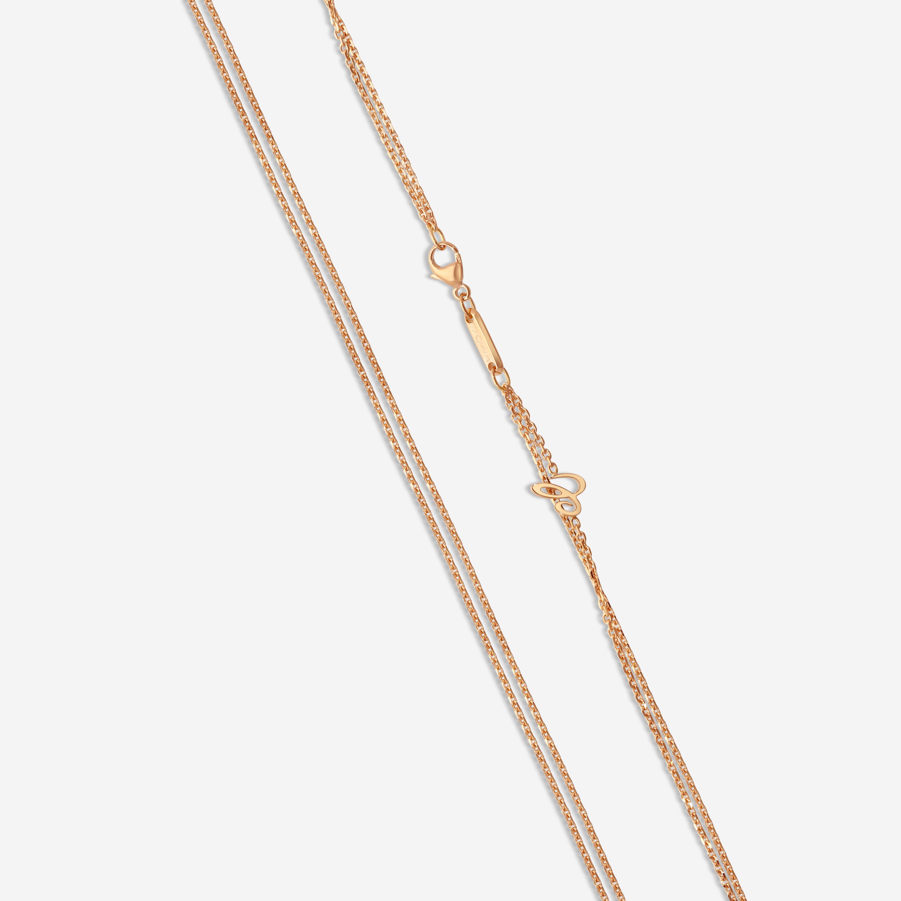 Chopard La Strada 18K Rose Gold Diamond Pendant 799454-5001