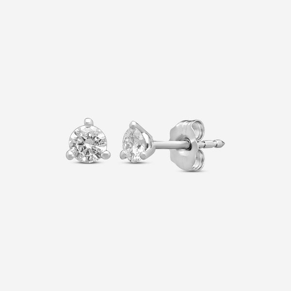 Ina Mar 14K White Gold Diamond Martini Stud Earrings ST1001D-FW-033F - THE SOLIST