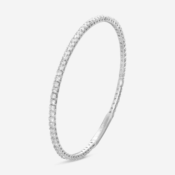 Ina Mar 14K White Gold Diamond Flex 3 ct. Tennis Bangle Bracelet B1100C-FW-300F - THE SOLIST