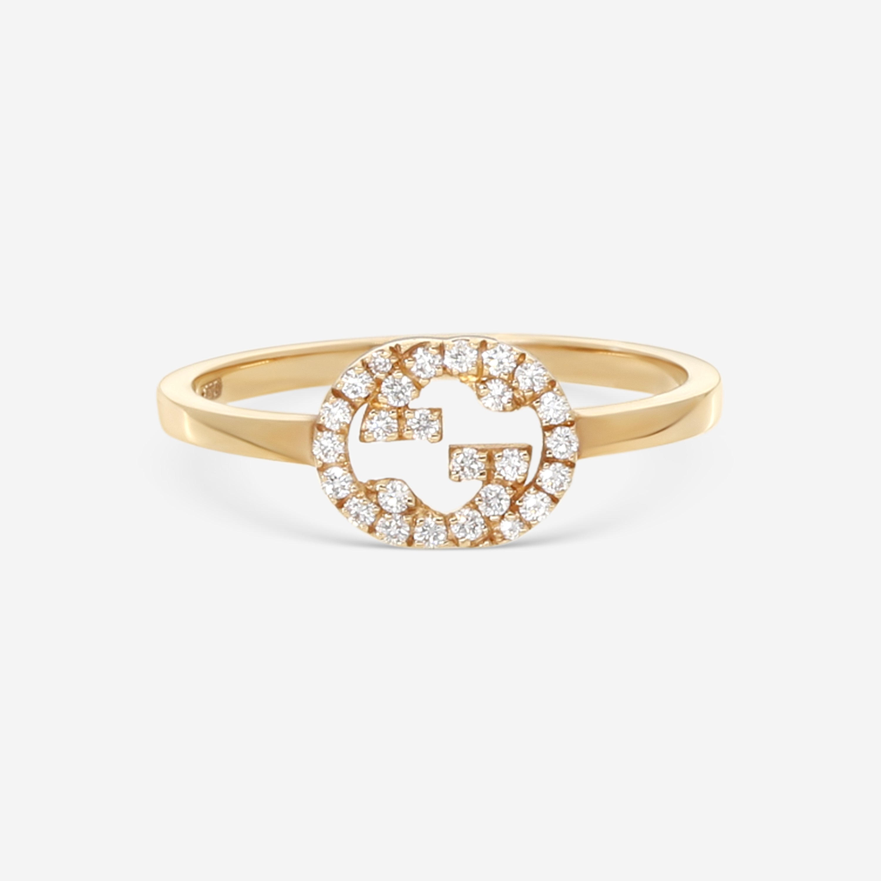 18K Yellow Gold Diamond Ring YBC7294120020